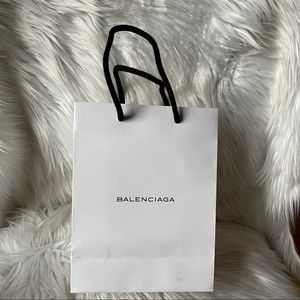 Balenciaga Small Shopping Bag classic white